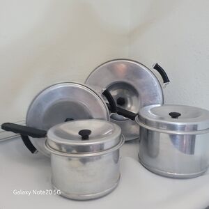Vtg LIFETIME Stainless Steel Cookware Set Professional Quality Made In USA